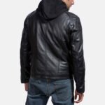 Highschool Black Leather Jacket For Men - Image 6