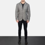 Borges Grey Wool Blazer - Image 2