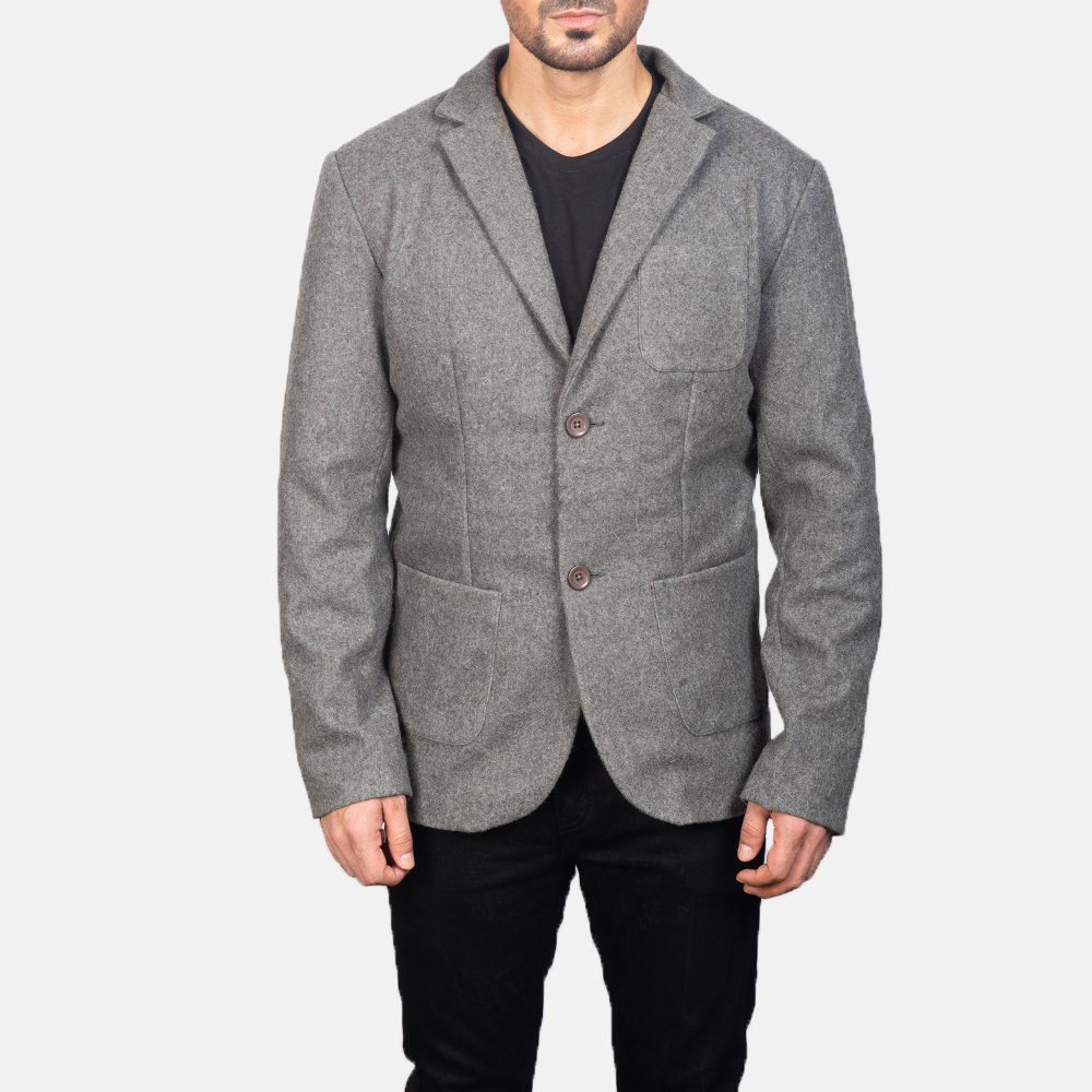 MensGreyWoolBlazer1029-5-1599205469258.jpg Borges Grey Wool Blazer - Image 1