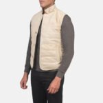 Tony Off-White Suede Vest - Image 3
