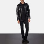 Mystical Black Men's Leather Jacket - Image 3