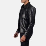 Mystical Black Men's Leather Jacket - Image 5
