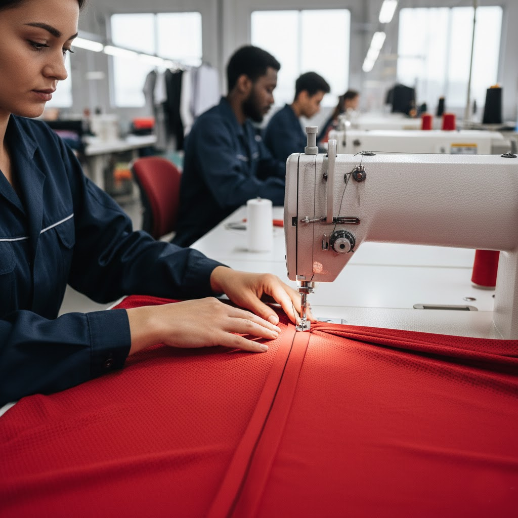 Sportswear stitching