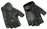 Genuine Leather Fingerless Gloves - Image 2